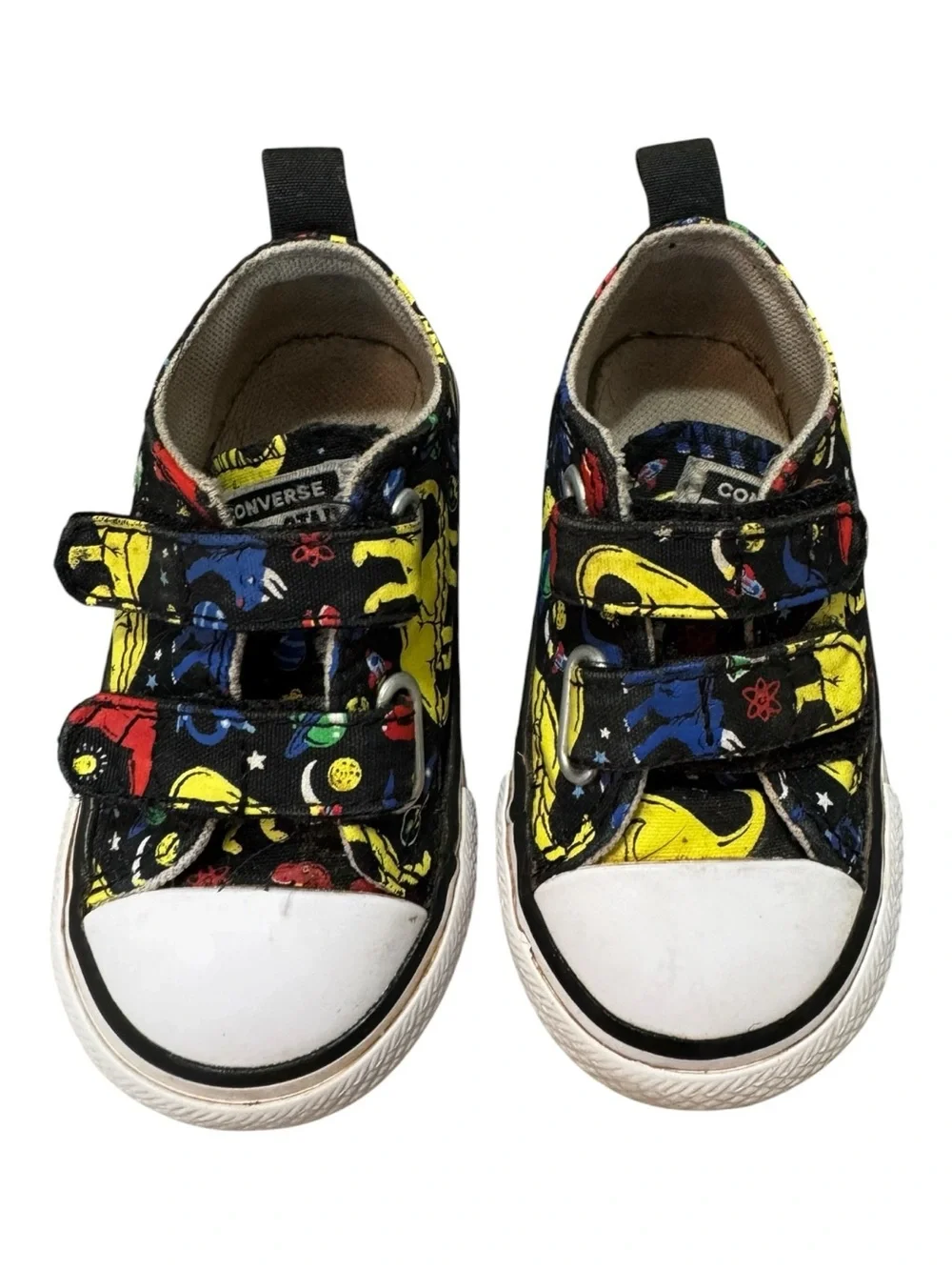Converse Chuck Taylor All Star Low Top Dinosaur Sneakers Baby Toddler Size 4